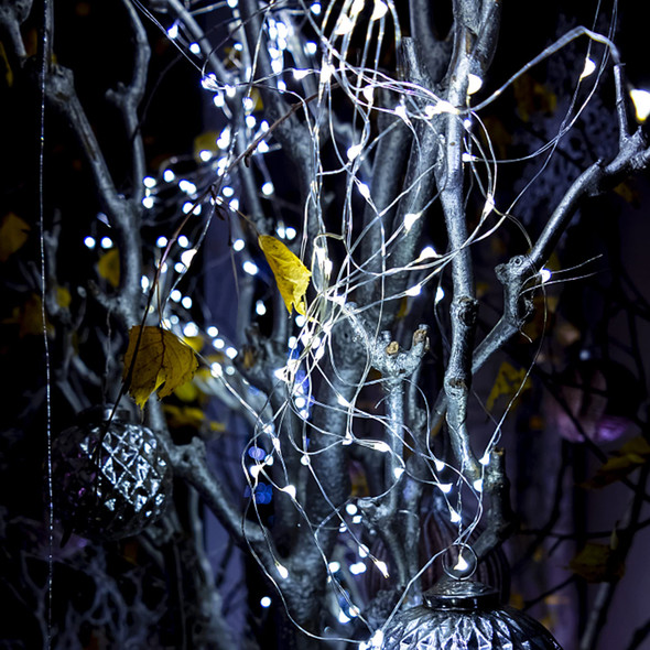 Twinkle Star Christmas Fairy Lights Battery Operated, 33ft 100 LED Waterproof Silver Wire String Light, Remote Control & 8 Modes Indoor Outdoor Xmas Tree Wedding Party Decorations, White, 1 Pack Twinkle Star Christmas Fairy Lights Battery Operated, 33ft 100 LED Waterproof Silver Wire String Light, Remote Control & 8 Modes Indoor Outdoor Xmas Tree Wedding Party Decorations, White, 1 Pack