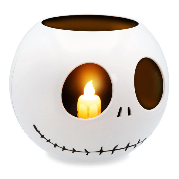 Disney The Nightmare Before Christmas Jack Skellington LED Flickering Flameless Candle With Automatic Timer Officially Licensed Collectible Disney The Nightmare Before Christmas Jack Skellington LED Flickering Flameless Candle With Automatic Timer Officially Licensed Collectible