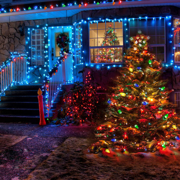 Battery Operated Christmas Lights, 16.5FT 4 Color 50 Bulbs LED Outdoor String Light, 8 Light Modes Xmas Tree Decor Indoor Lights for Holiday Season Christmas Wreath Garland Tree Fireplace Decorations Battery Operated Christmas Lights, 16.5FT 4 Color 50 Bulbs LED Outdoor String Light, 8 Light Modes Xmas Tree Decor Indoor Lights for Holiday Season Christmas Wreath Garland Tree Fireplace Decorations