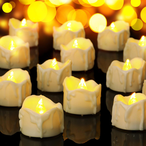 48 Pack Flameless Timer Tea Lights Battery Operated, Flickering LED Timer Votive Candles, Outdoor Flicker Electric Fake Tealight Candles Bulk for Halloween Pumpkin Light Christmas Decorations 48 Pack Flameless Timer Tea Lights Battery Operated, Flickering LED Timer Votive Candles, Outdoor Flicker Electric Fake Tealight Candles Bulk for Halloween Pumpkin Light Christmas Decorations