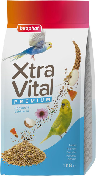 Beapher Xtravital Parakeet/Budgie Food 1Kg16308