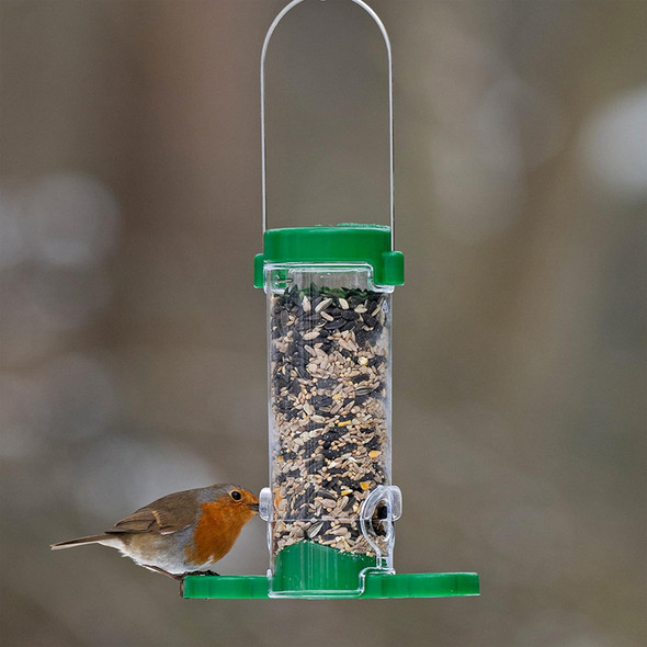 Bird Feeders Hanging Garden Bird Feeder - Jacobi Jayne® Get Set Go™ Hanging Seed Feeder For Wild And Garden Birds - Easy Clean Birdfeeder Perfect For Seed Blends And Bird Table Mixesgsg-S1G