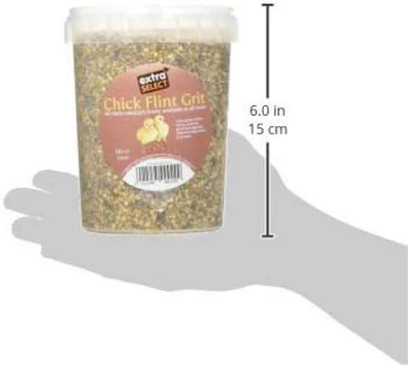 Extra Select Chick Flint Grit Tub, 1 Litre10Es525 Extra Select Chick Flint Grit Tub, 1 Litre10Es525