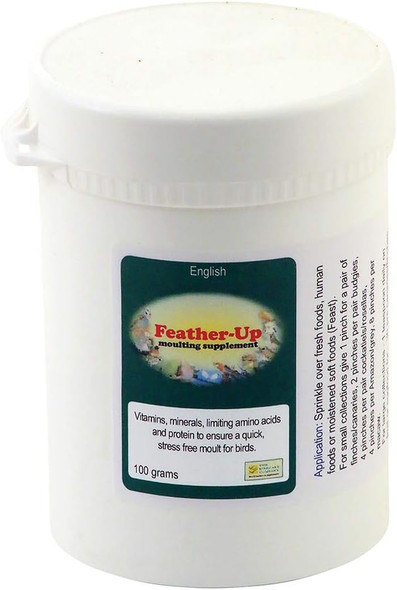 Feather-Up Feather Conditioning Supplement Pet Birds And Parrots 100G Feather-Up Feather Conditioning Supplement Pet Birds And Parrots 100G