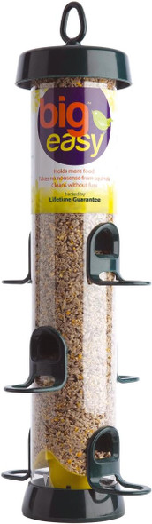 Hanging Bird Feeders For Small Birds - Jacobi Jayne® Bigeasy™ Small Seed Bird Feeders For Wild And Garden Birds - Squirrel-Resistant Bird Feeder With Built In Hanging Ringbe-S3G