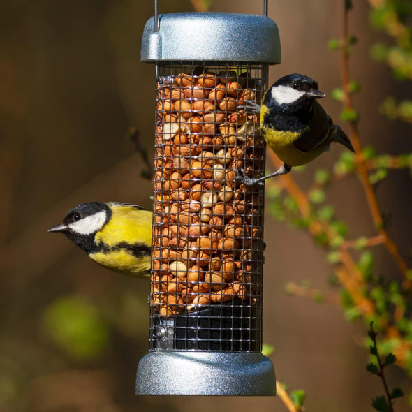 Jacobi Jayne Ring-Pull Click Small Peanut Feeder, Zinc Birdrp3-P1Z Jacobi Jayne Ring-Pull Click Small Peanut Feeder, Zinc Birdrp3-P1Z