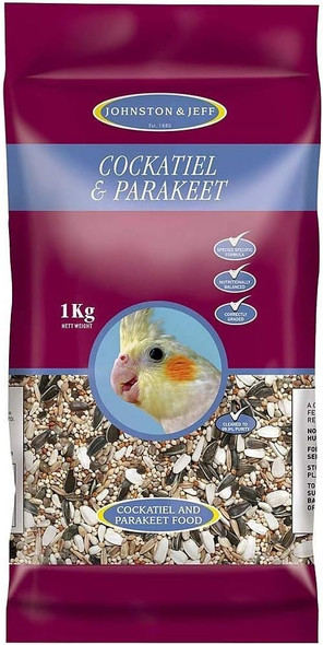 Johnston & Jeff Cockatiel & Big Parakeet Seed 3Kg Johnston & Jeff Cockatiel & Big Parakeet Seed 3Kg