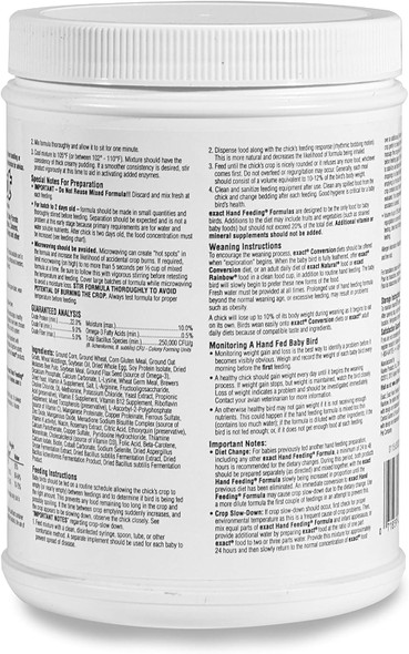 Kaytee Exact Handfeeding - Baby Bird 18 Oz, Instant Formula