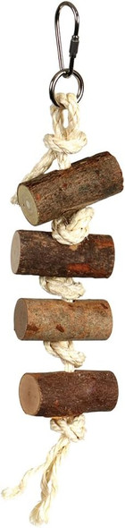 Naturals Log Block Stackers Parrot Toy - Small