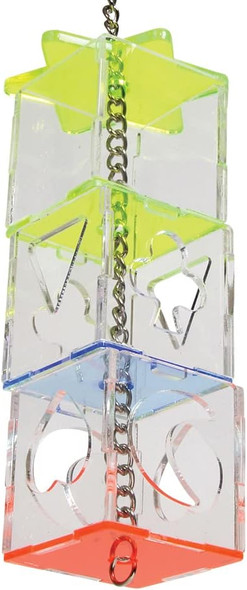 Northern Parrots Brilliant Boxes Foraging Parrot Toy – 18Cm X 5Cm