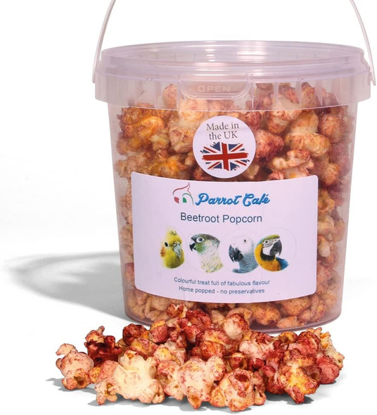 Parrot Cafe Parrot Popcorn Beetroot 40G Parrot Cafe Parrot Popcorn Beetroot 40G