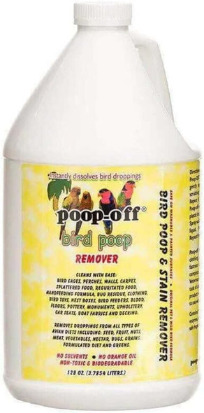 Poop-Off - Bird Clean-Up Liquid Refill - 128Oz128 Oz Poop-Off - Bird Clean-Up Liquid Refill - 128Oz128 Oz