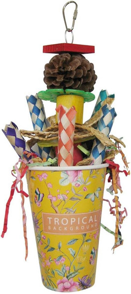 Punch Bowl Chewable Foraging Parrot Toy