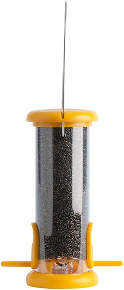 Ring-Pull To N1Y Small Bird Feeder For Niger Seeds - Yellowto-N1Y Ring-Pull To N1Y Small Bird Feeder For Niger Seeds - Yellowto-N1Y