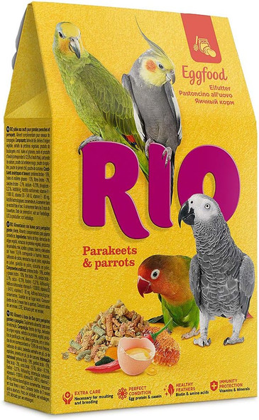 Rio Eggfood For Parakeets And Parrots 250 Gram4602533786473