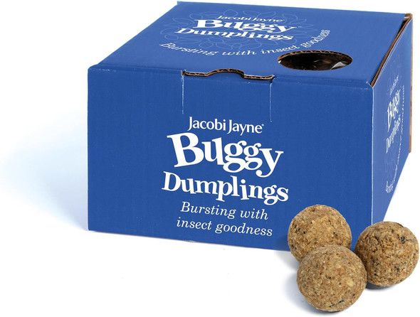 Suet Balls For Wild Birds - Jacobi Jayne® Buggy Dumplings™ Handipack Of 18-100G Fat Balls For Wild Birds, High Energy Bird Food Fat Balls With Mealworms, Buggy Fat Suet Ballsbd100-18 Suet Balls For Wild Birds - Jacobi Jayne® Buggy Dumplings™ Handipack Of 18-100G Fat Balls For Wild Birds, High Energy Bird Food Fat Balls With Mealworms, Buggy Fat Suet Ballsbd100-18