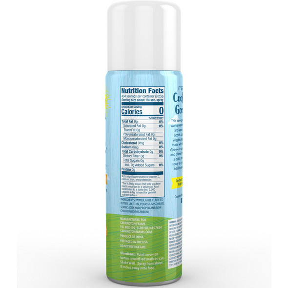 Carrington Farms Ghee Cooking Spray Carrington Farms Ghee Cooking Spray
