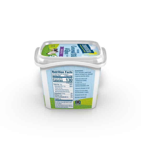 Carrington Farms Organic Coconut Oil & Ghee Grass-Fed