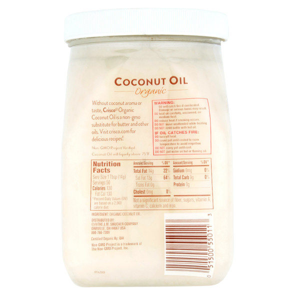 Crisco Refined Organic Coconut Oil Crisco Refined Organic Coconut Oil
