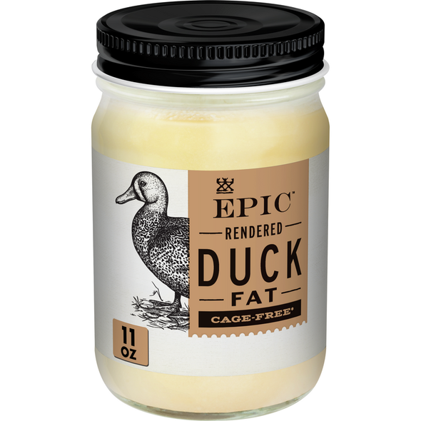 Epic Rendered Duck Fat Keto Friendly Gluten Jar Epic Rendered Duck Fat Keto Friendly Gluten Jar