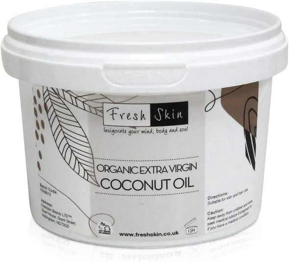 Freshskin Beauty Ltd 500G Organic Extra Virgin Coconut Oil - 100% Pure, Raw & Cold Pressed Freshskin Beauty Ltd 500G Organic Extra Virgin Coconut Oil - 100% Pure, Raw & Cold Pressed