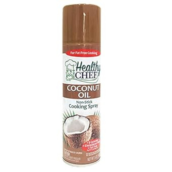Healthy Chef Coconut Oil Non-Stick Cooking Spray, Subtle Coconut Flavor, Perfect For Seafood And Baking Coating Spray 5