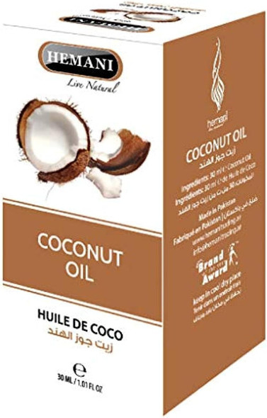 Hemani Coconut Oil 30Ml Hemani Coconut Oil 30Ml