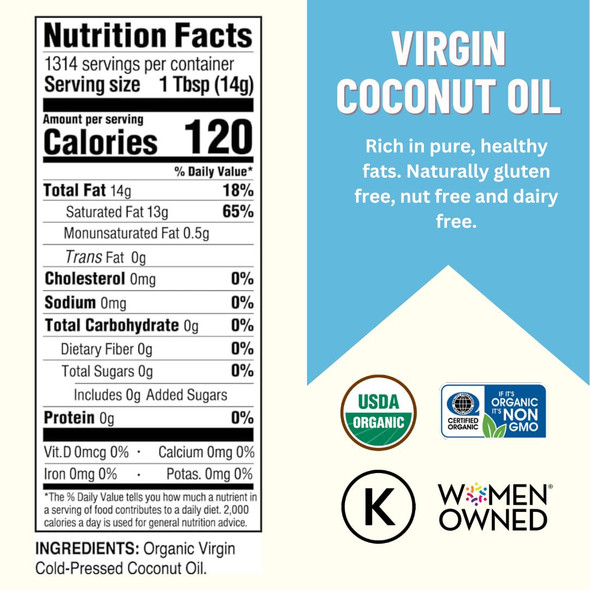 Certfied Organic Virgin Coconut Oil 1/128Oz Certfied Organic Virgin Coconut Oil 1/128Oz