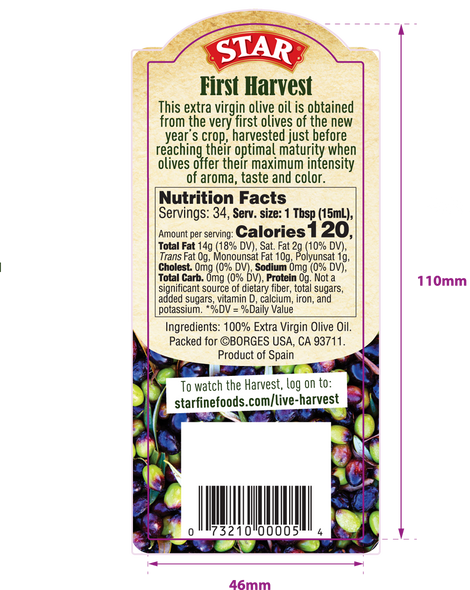 Star First Harvest Extra Virgin Olive Oil Star First Harvest Extra Virgin Olive Oil