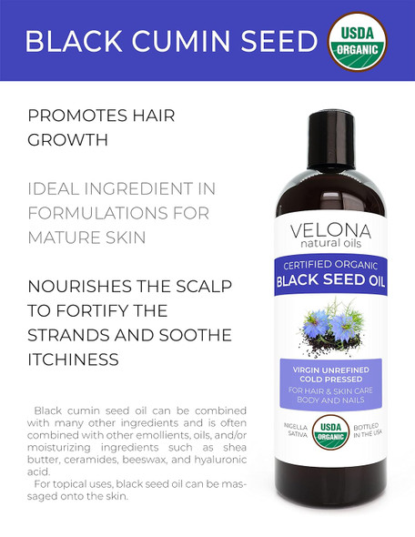 Velona Black Cumin Seed Oil Usda Organic - 1 Gallon / 128 Fl Oz 100% Pure And Natural Carrier Oil Unrefined, Cold Pressed Hair, Body And Skin Care Use Today - Enjoy Results Velona Black Cumin Seed Oil Usda Organic - 1 Gallon / 128 Fl Oz 100% Pure And Natural Carrier Oil Unrefined, Cold Pressed Hair, Body And Skin Care Use Today - Enjoy Results