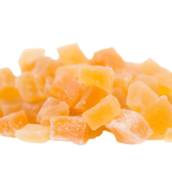 Gerbs Dried Mango Cubes 2 Lbs. Sweet  Freshly Dehydrated Resealable Bulk Bag  Top Food Allergy   Sulfur Dioxide  Mangoes  Support Overall Well-Being  Gluten & Peanut