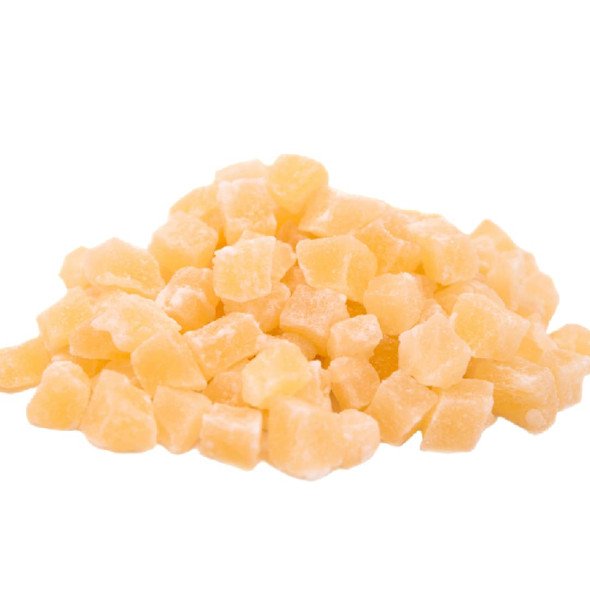 Gerbs Dried Pineapple Cubes, 2 Lbs - Preservative  & Unsulfured - Top 14 Food Allergy  & Non Gmo - Product Of Thailand