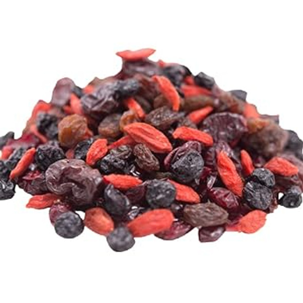 Gerbs Super 5 Dried Fruit Snack Mix 14 Oz. Premium  Top 14 Food Allergy   Resealable Bulk Bag  Made In Usa  Dried Blueberry Cranberry Cherry Raisin Goji Berries Trail Mix  Gluten Peanut