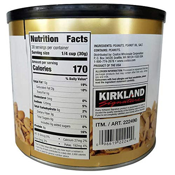 Kirkland Signature Expect More Super Extra Large Peanuts 2.5 Lb