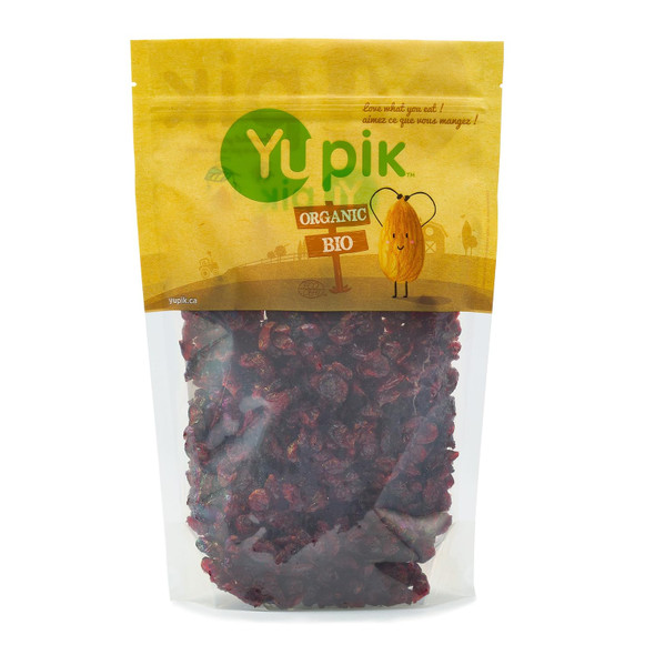 Yupik Dried Cranberries, Organic, 2.2 Lb, Non-Gmo, Vegan, Gluten-, Pack Of 1