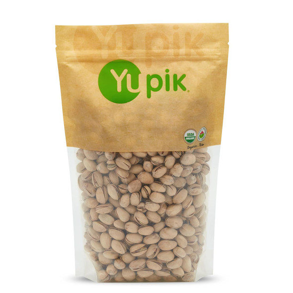 Yupik Nuts Organic Salted Pistachios, 2.2 Lb, Non-Gmo, Vegan, Gluten-, Pack Of 1