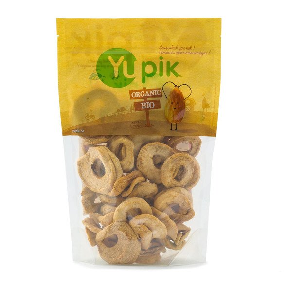 Yupik Organic Dried Soft Apple Rings, 1 Lb, Non-Gmo, Vegan, Gluten-
