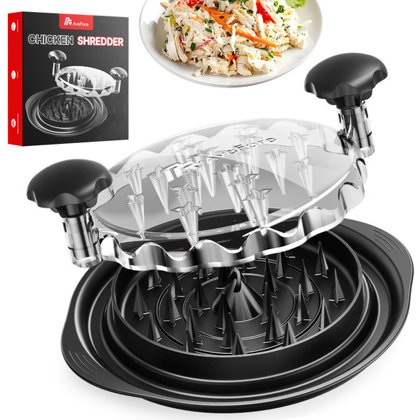 Avefare Large Chicken Shredder Heavy Duty Highly Durable Chicken Shredder Tool Twist Meat Shredder Machine Bpa  Strong Anti-Slip Dishwasher Safe Suitable For Pork Beef Chicken Avefare Large Chicken Shredder Heavy Duty Highly Durable Chicken Shredder Tool Twist Meat Shredder Machine Bpa  Strong Anti-Slip Dishwasher Safe Suitable For Pork Beef Chicken