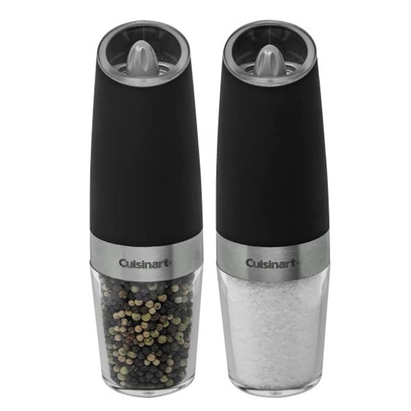 Cuisinartcss-2424 Gravity Salt And Pepper Spice Mill With Blue Led Light 2/3 Cup Capacity