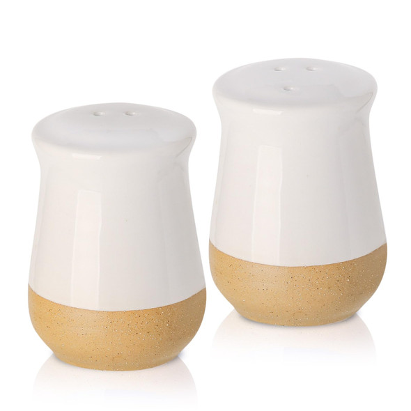 Hasense Hasense Salt And Pepper Shakers Ceramic Salt Shaker Set Of 2 Cute Spice Sugar Shaker For Countertop Farmhouse Salt Pepper Container Set For Home Wedding Decor Christmas  2 Piece(White) Hasense Hasense Salt And Pepper Shakers Ceramic Salt Shaker Set Of 2 Cute Spice Sugar Shaker For Countertop Farmhouse Salt Pepper Container Set For Home Wedding Decor Christmas  2 Piece(White)