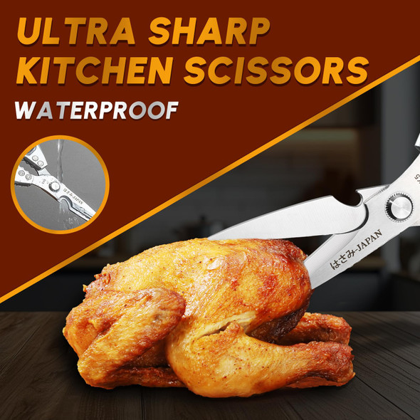 Huusk Kitchen Shears Set Heavy Duty Poultry Shears Japanese Kitchen Scissors For Meat Chicken Bones And Turkey