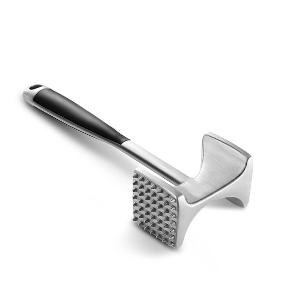Kitexpert Meat Tenderizer Hammer With Comfortable-Grip Handle Dual-Side Mallet For Kitchen Heavy Duty Pounder For Tenderizing Steak Beef And Fish Kitexpert Meat Tenderizer Hammer With Comfortable-Grip Handle Dual-Side Mallet For Kitchen Heavy Duty Pounder For Tenderizing Steak Beef And Fish