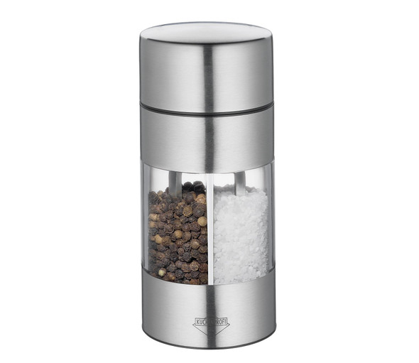 Küchenprofi Trattoria Salt And Pepper Combo Mill Silver/Clear Küchenprofi Trattoria Salt And Pepper Combo Mill Silver/Clear