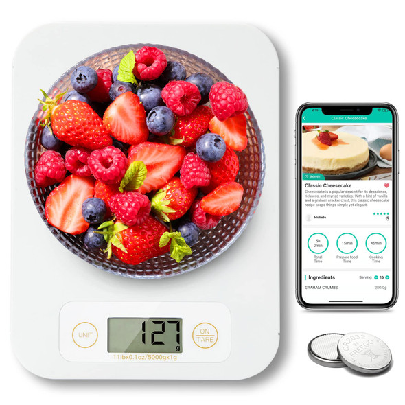 Uramaz Smart Food Scale - Digital Food Scales Grams And Ounces With Nutritional Calculator Food Scale For Weight Loss Kitchen Scales For Food Nutrition Calorie Scale For Diet Keto Diabetics 0.1Oz-11Lb Uramaz Smart Food Scale - Digital Food Scales Grams And Ounces With Nutritional Calculator Food Scale For Weight Loss Kitchen Scales For Food Nutrition Calorie Scale For Diet Keto Diabetics 0.1Oz-11Lb