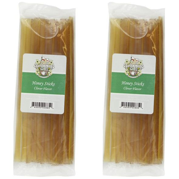 English Tea Store Honey Sticks, Clover, 20 Count (Pack of 2)