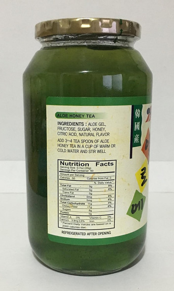 35.3oz Han Asia Aloe Honey Tea, Pack of 1