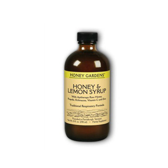 Honey & Lemon Syrup 8 oz By Honey Gardens Honey & Lemon Syrup 8 oz By Honey Gardens