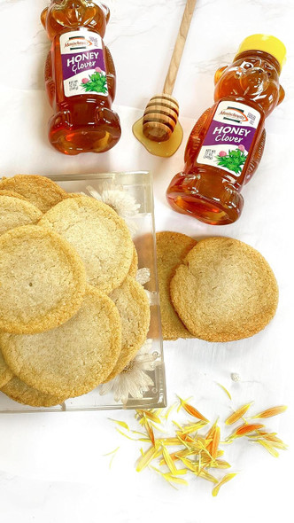 Manischewitz Pure Clover 12oz Honey Bears (3 Pack) Mess Squeeze Bottle, Gluten