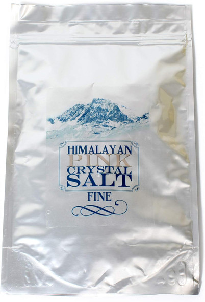 Mystic Moments Himalayan Crystal Salt Fine 500g Natural Bath Soak for Muscle, Perfect for Skin, Face & Body 100% Natural Vegan GMO