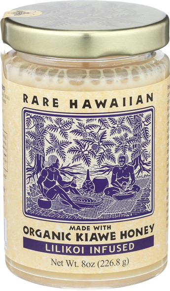 RARE HAWAIIAN White Honey with Lilikoi, 8 OZ
